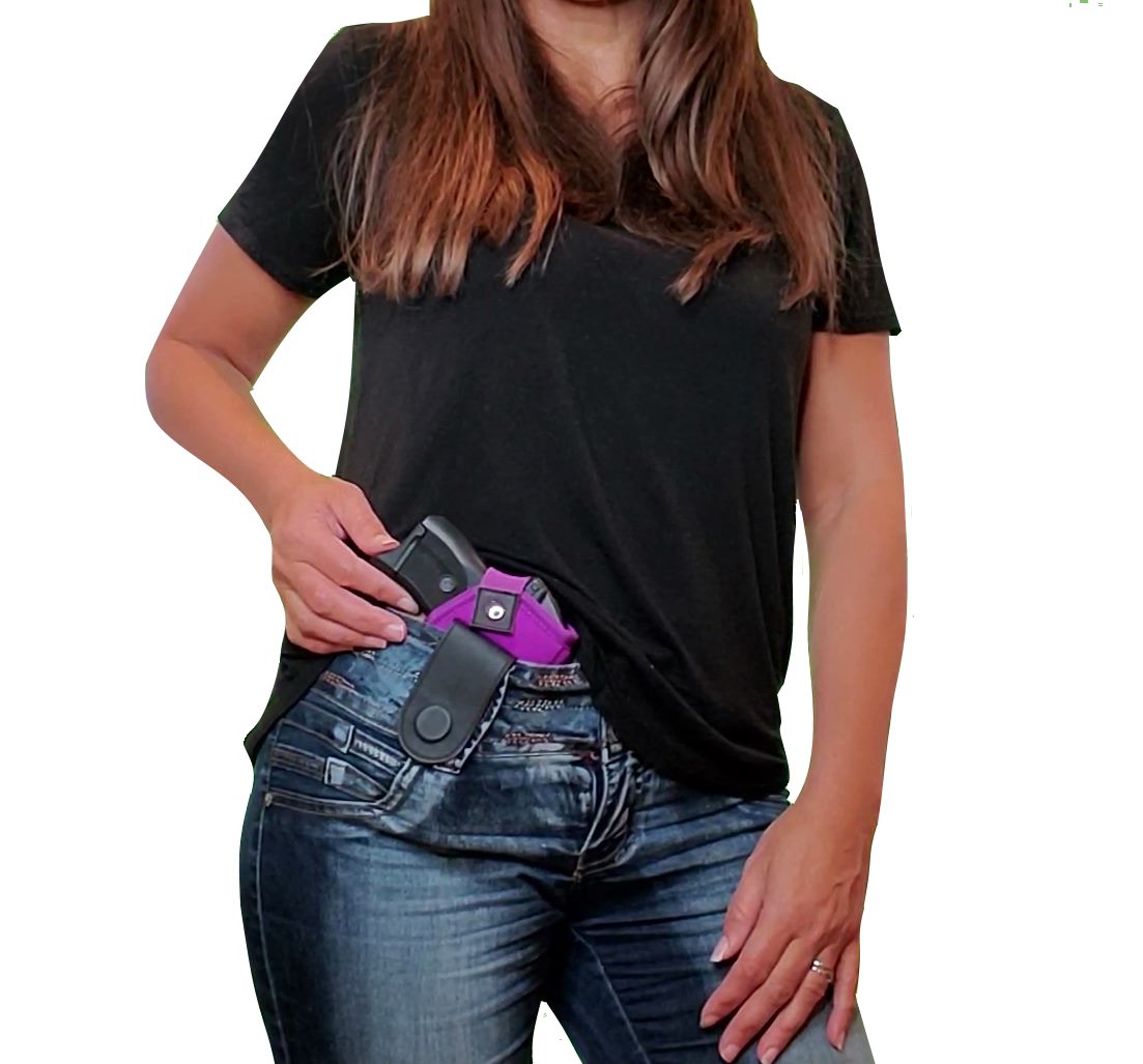 Pink Right Handed IWB Small 380 Holster for Ladies