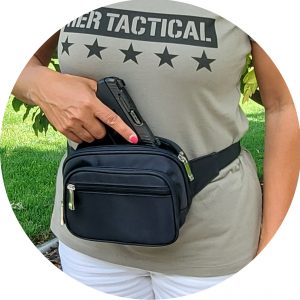 HER TACTICAL Concealed Carry Fanny Pack for Compact Gun ⋆ Her Tactical