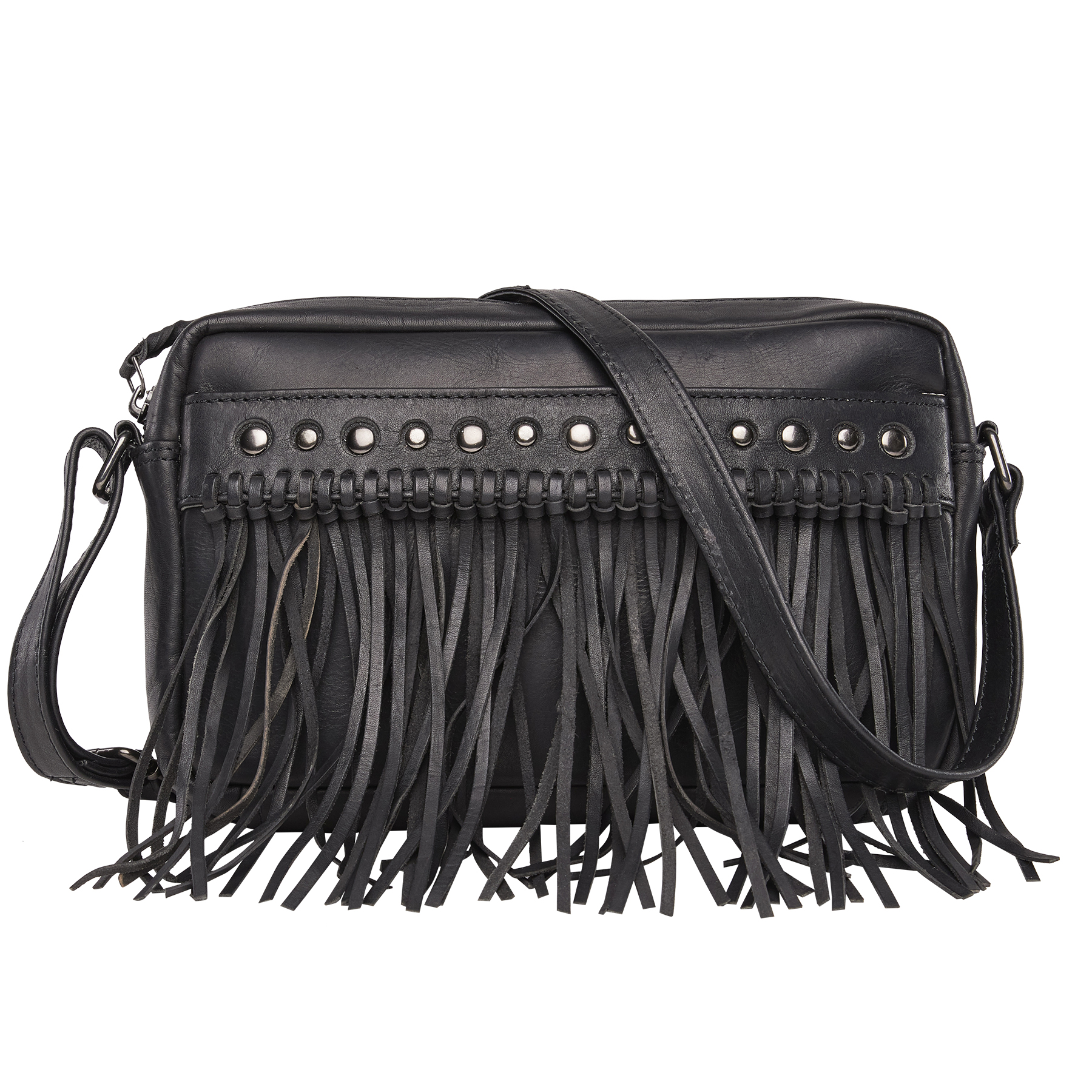 Deux Lux Maggie Fringe Faux Leather Clutch/Cross Body Bag – Dollars To Save