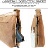 Diana - Concealed Carry Crossbody Leather Purse - Image 11