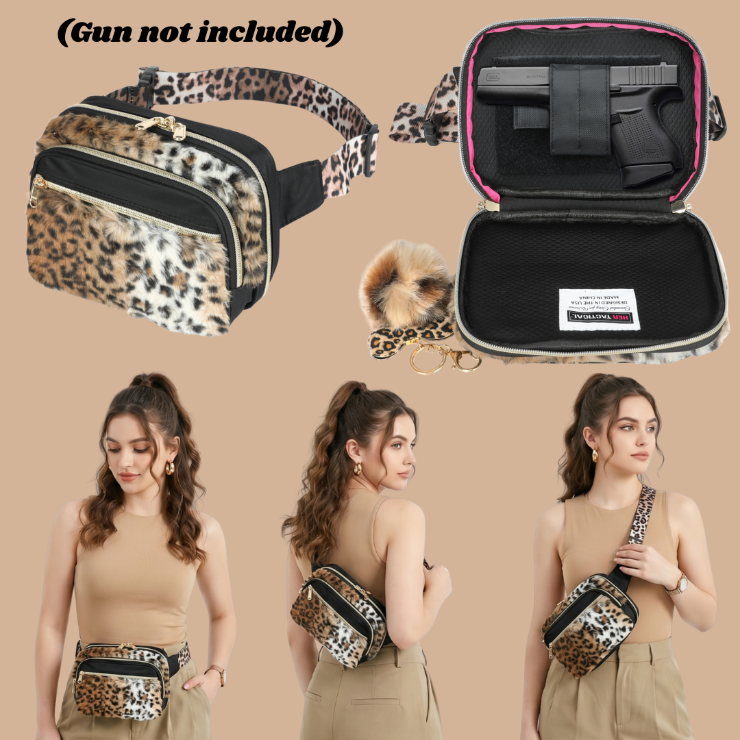 Concealed Carry Fanny Pack - Leopard Fur - Image 9