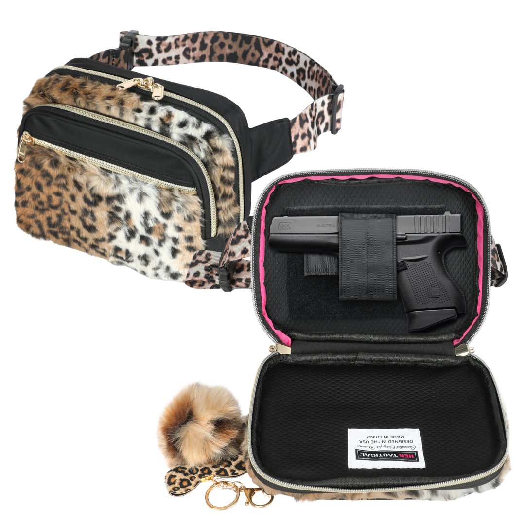Concealed Carry Fanny Pack - Leopard Fur - Image 2