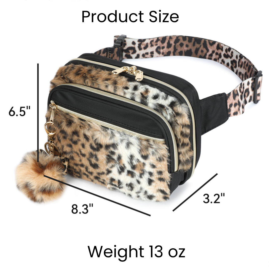Concealed Carry Fanny Pack - Leopard Fur - Image 4